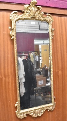 Lot 1375 - Good quality George I style gilt framed wall mirror