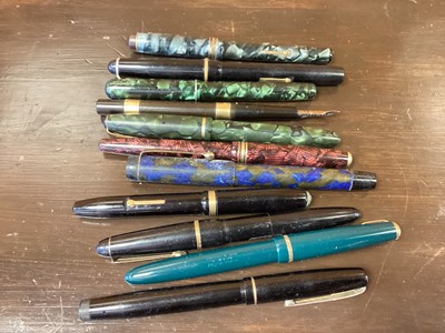 Lot 67 - Collection of pens including Waterman's, Swan, Parker, Conway Stewart etc