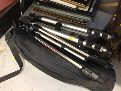 Lot 36 - Collection of various tripods