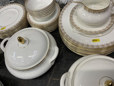 Lot 164 - Royal Doulton Golden Lace pattern dinner/ coffee set
