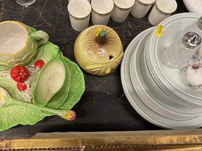 Lot 162 - Minton tea set and lot decorated china including Beswick sheep