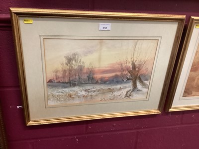 Lot 352 - Trio of 19th century watercolours
