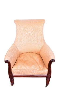 Lot 1341 - Regency rosewood library chair
