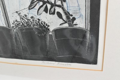 Lot 1124 - *Richard Bawden (b.1936) signed Artist’s Proof - Basement View (Northgate Street, Colchester) 35.5cm x 51cm in glazed frame