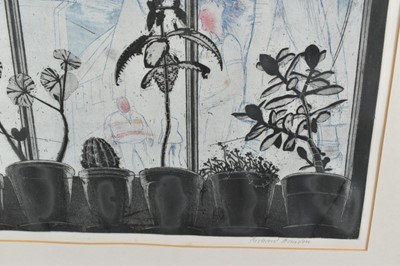 Lot 1124 - *Richard Bawden (b.1936) signed Artist’s Proof - Basement View (Northgate Street, Colchester) 35.5cm x 51cm in glazed frame