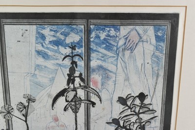 Lot 1124 - *Richard Bawden (b.1936) signed Artist’s Proof - Basement View (Northgate Street, Colchester) 35.5cm x 51cm in glazed frame