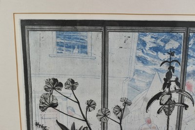 Lot 1124 - *Richard Bawden (b.1936) signed Artist’s Proof - Basement View (Northgate Street, Colchester) 35.5cm x 51cm in glazed frame