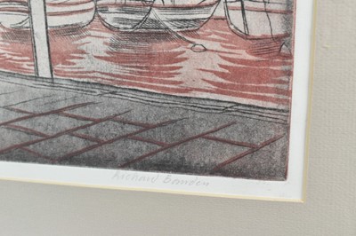 Lot 1122 - *Richard Bawden (b.1936) signed Artist’s Proof - Venice from St. Giorgio, 30cm x 79.5cm, in glazed frame