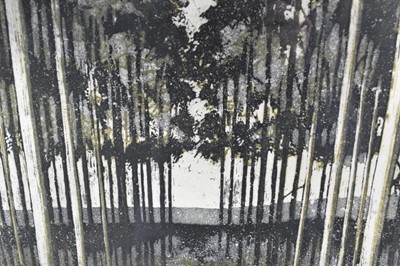 Lot 1126 - *Richard Bawden (b.1936) signed Artist’s Proof - Solitary Walk, 35cm x 40cm, mounted in glazed frame