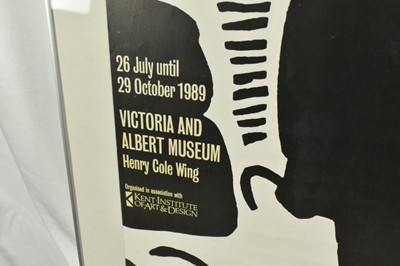 Lot 1133 - Edward Bawden (1903-1989) V&A exhibition poster - The Art of Design, 1989, 76cm x 50.5cm in glazed frame