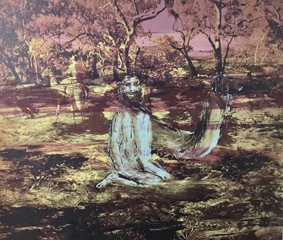 Lot 182 - Sidney Nolan (1917-1992) signed silkscreen, Burke and Willis series, 73cm x 83cm