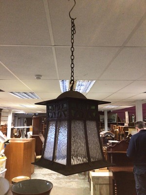 Lot 255 - Arts & Crafts hall lantern
