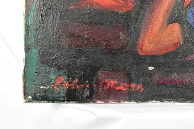 Lot 943 - *Colin Moss ARCA (1914-2005) oil on canvas - Last Supper, signed, 77cm x 77cm, unframed