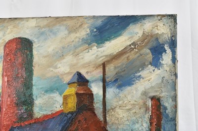Lot 1161 - *Colin Moss ARCA (1914-2005) oil on canvas, Turning Road 1954, signed and dated, titled verso, 61cm x 76cm, unframed