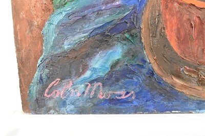 Lot 1162 - *Colin Moss ARCA (1914-2005) oil on canvas - Amaryllis, signed, 62cm x 52cm unframed