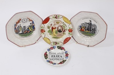 Lot 24 - Four English pearlware dishes