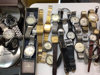 Lot 806 - Group of various wristwatches including Seiko, Sekonda, Tissot, Lorus and others