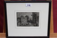 Lot 1126 - George James Rowe (1807 - 1883), black and...