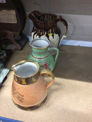Lot 247 - Three various jugs