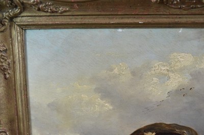 Lot 1195 - Thomas Smythe (1825-1906) oil on canvas - The Travellers, signed, 41cm x 48cm, in gilt frame