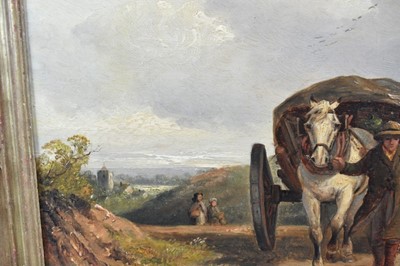 Lot 1195 - Thomas Smythe (1825-1906) oil on canvas - The Travellers, signed, 41cm x 48cm, in gilt frame