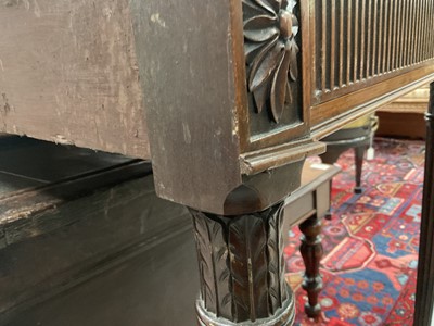 Lot 1360 - Gillows style mahogany serving table