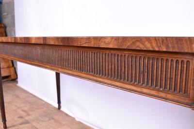 Lot 1360 - Gillows style mahogany serving table