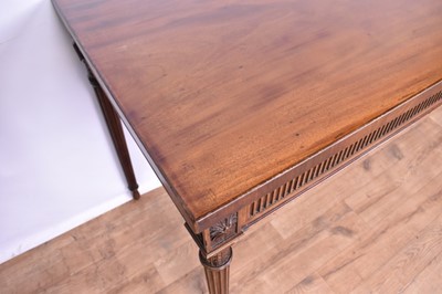 Lot 1360 - Gillows style mahogany serving table