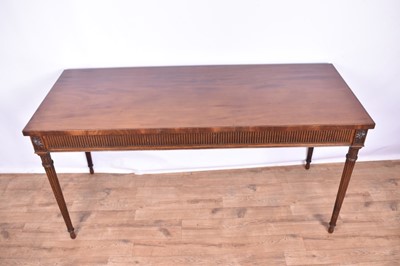 Lot 1360 - Gillows style mahogany serving table