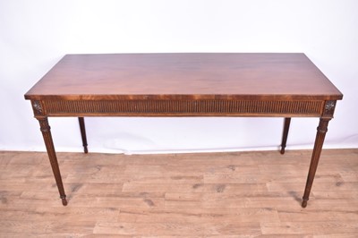 Lot 1360 - Gillows style mahogany serving table