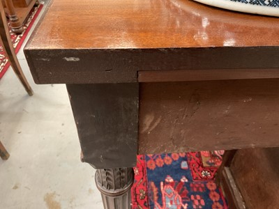 Lot 1360 - Gillows style mahogany serving table