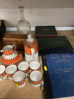 Lot 234 - Teaset, photo albums and sundries