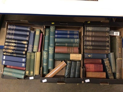 Lot 252 - Three boxes of books relating to Samuel Pepys, Johnson, Boswell and John Evelyn