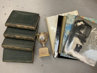 Lot 266 - Set of Gibbons history of the Roman Empire, together with Vienna style porcelain vase and other books