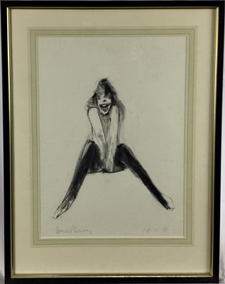 Lot 148 - Howard Barnes (1937-2017) pencil, figure studies, two works, in glazed frames
