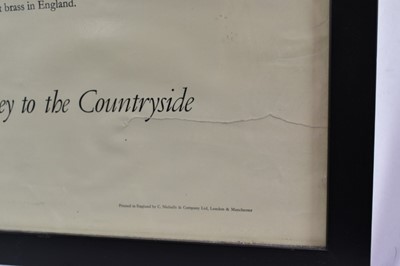 Lot 1135 - *John Northcote Nash (1883-1977) coloured print - Shell guide to Cambridgeshire, printed by C. Nicholls & Co., in glazed frame