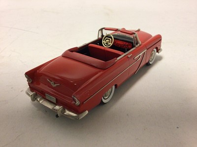 Lot 60 - Brooklin Models boxed selection BRK128 1952 Cunningham, BRK179 1955 Plymouth Belverdere, BRK181 1952 Cadillac, CSV15 Sterling Ambulance (4)