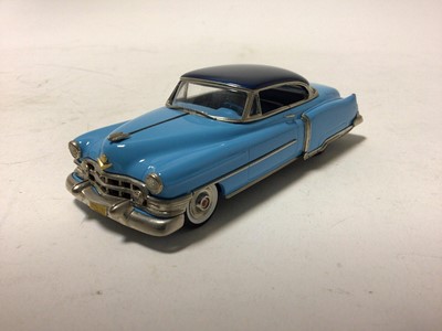 Lot 60 - Brooklin Models boxed selection BRK128 1952 Cunningham, BRK179 1955 Plymouth Belverdere, BRK181 1952 Cadillac, CSV15 Sterling Ambulance (4)