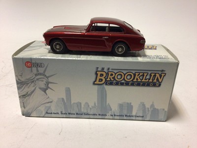 Lot 60 - Brooklin Models boxed selection BRK128 1952 Cunningham, BRK179 1955 Plymouth Belverdere, BRK181 1952 Cadillac, CSV15 Sterling Ambulance (4)