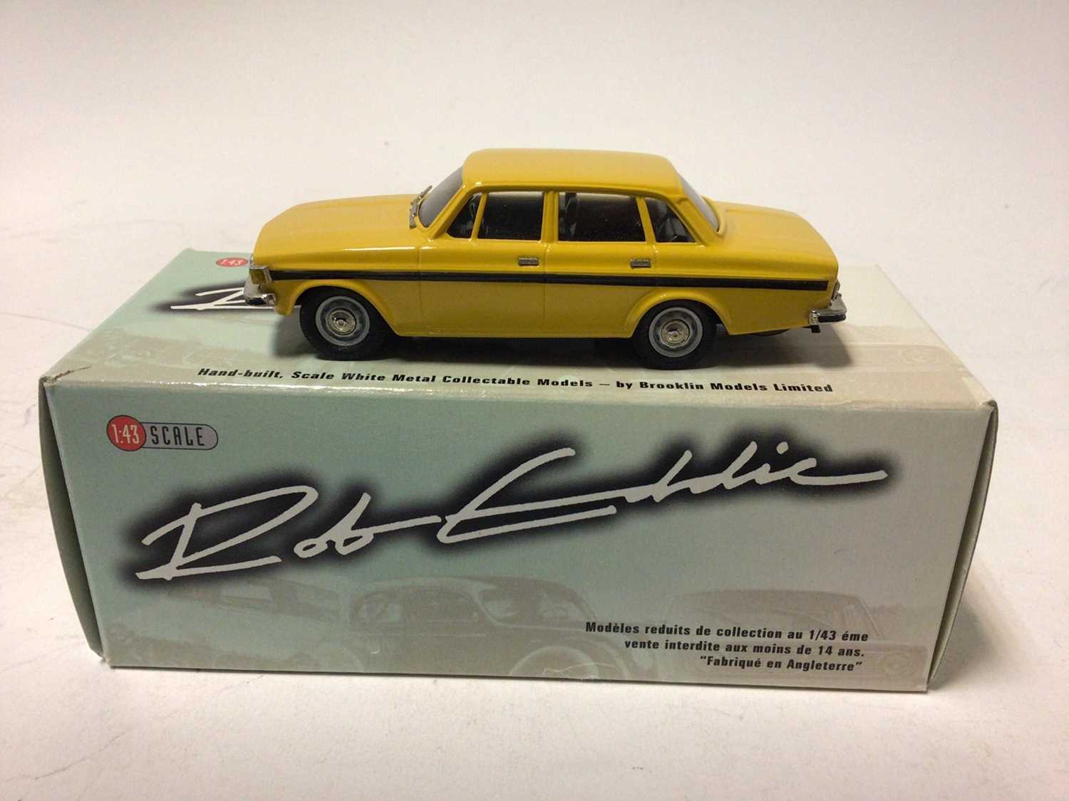 Lot 61 - Brooklin Models Rod Eddie models RE15C 1973 Volvo 145, RE2A 1973 Volvo 144GL, RE33 1978 Saab 95GL, RE13 Volvo P1900 Sports, all boxed (4)