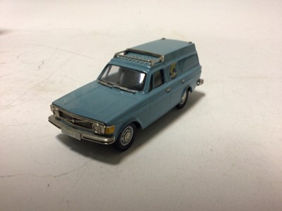 Lot 61 - Brooklin Models Rod Eddie models RE15C 1973 Volvo 145, RE2A 1973 Volvo 144GL, RE33 1978 Saab 95GL, RE13 Volvo P1900 Sports, all boxed (4)