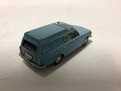 Lot 61 - Brooklin Models Rod Eddie models RE15C 1973 Volvo 145, RE2A 1973 Volvo 144GL, RE33 1978 Saab 95GL, RE13 Volvo P1900 Sports, all boxed (4)