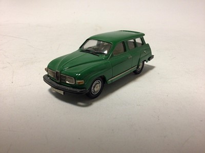 Lot 61 - Brooklin Models Rod Eddie models RE15C 1973 Volvo 145, RE2A 1973 Volvo 144GL, RE33 1978 Saab 95GL, RE13 Volvo P1900 Sports, all boxed (4)