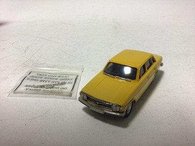 Lot 61 - Brooklin Models Rod Eddie models RE15C 1973 Volvo 145, RE2A 1973 Volvo 144GL, RE33 1978 Saab 95GL, RE13 Volvo P1900 Sports, all boxed (4)