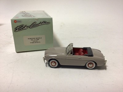 Lot 61 - Brooklin Models Rod Eddie models RE15C 1973 Volvo 145, RE2A 1973 Volvo 144GL, RE33 1978 Saab 95GL, RE13 Volvo P1900 Sports, all boxed (4)
