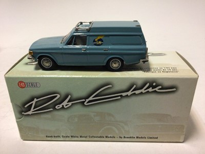 Lot 61 - Brooklin Models Rod Eddie models RE15C 1973 Volvo 145, RE2A 1973 Volvo 144GL, RE33 1978 Saab 95GL, RE13 Volvo P1900 Sports, all boxed (4)