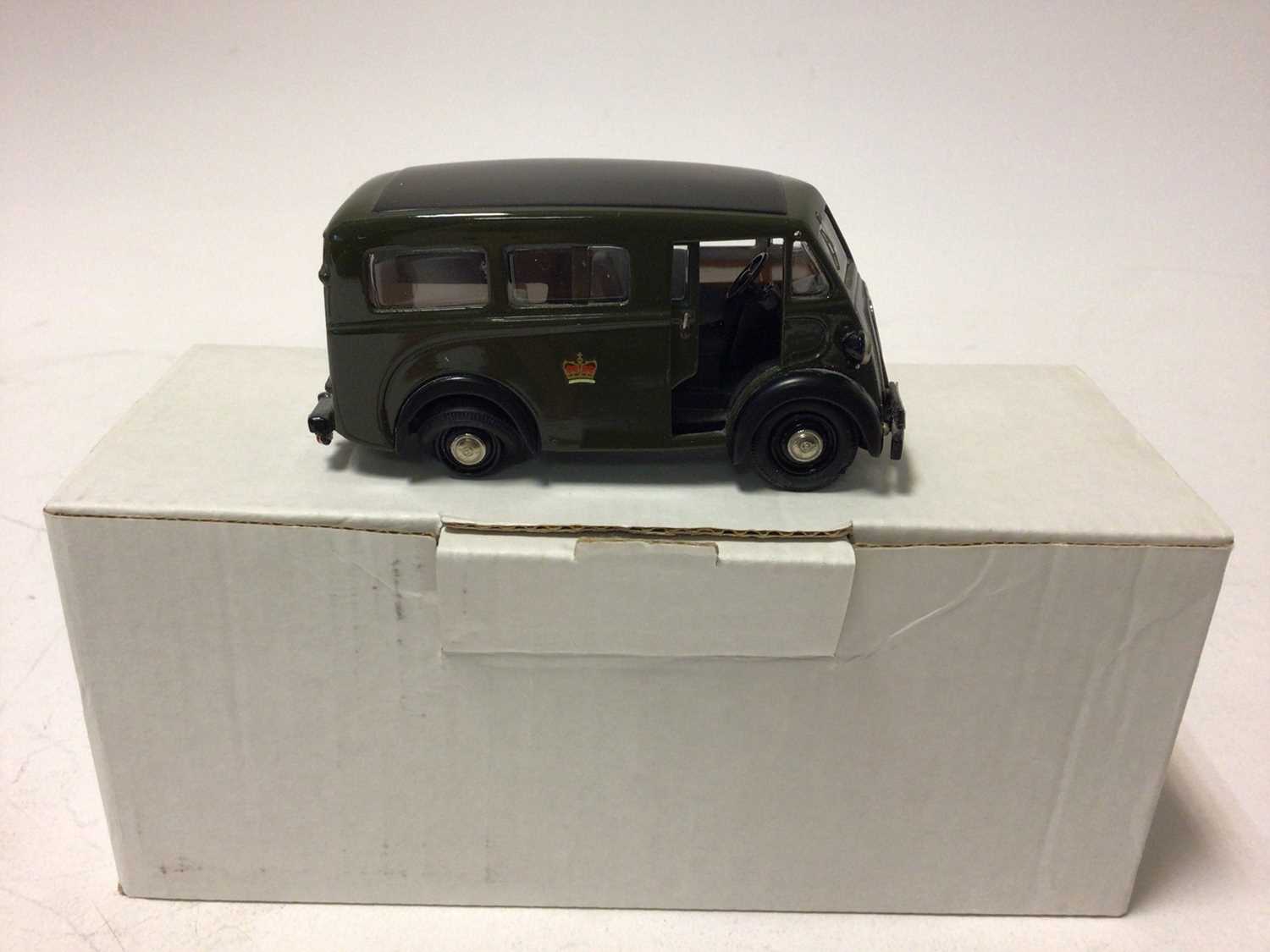Lot 56 - Crossways Model Morris JB Post Office Telephones Planners Van No.13 of only produced finished in green, boxed with certificates (1)