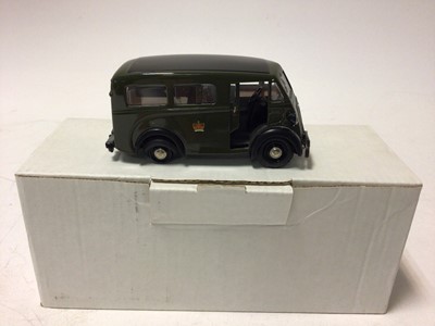 Lot 56 - Crossways Model Morris JB Post Office Telephones Planners Van No.13 of only produced finished in green, boxed with certificates (1)
