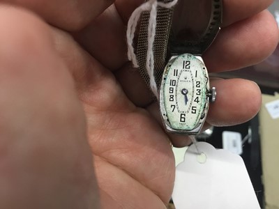 Lot 613 - 1920s Art Deco Rolex diamond cocktail wristwatch