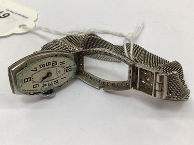Lot 613 - 1920s Art Deco Rolex diamond cocktail wristwatch